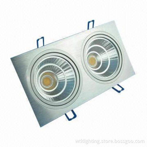 LED 10 x 2 x 1W COB Superior Ceiling Downlight, 85-265V AC Input Voltage and 50,000-hour Lifespan